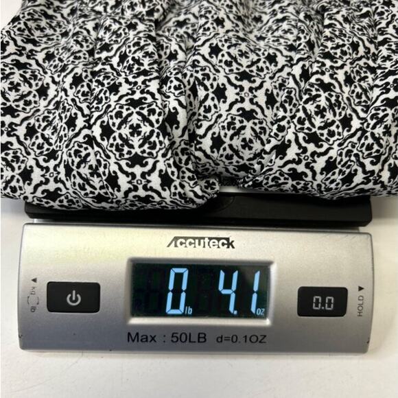 Pleione Womens Sleeveless Blouse S Black & White Patterned Polyester Top - Picture 8 of 8